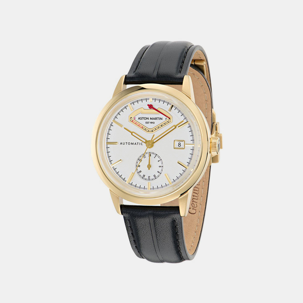 Timeless Men Automatic White Dial Analog Leather Watch MTTS3F6013E