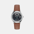 Timeless Men Automatic Black Dial Analog Leather Watch MTTS3F6023E