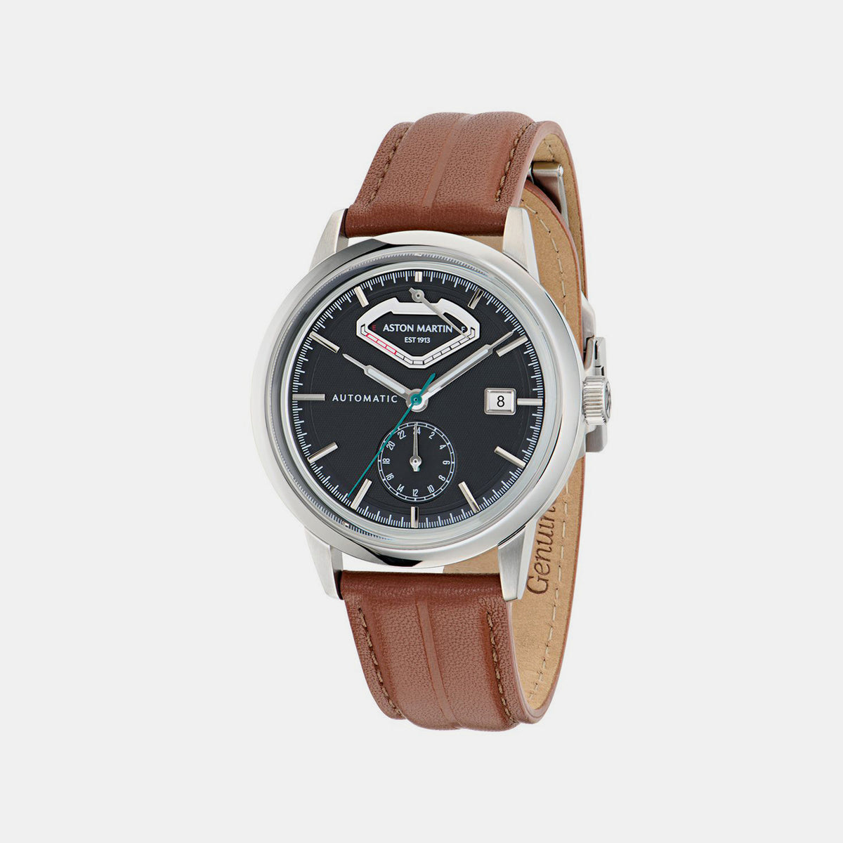 Timeless Men Automatic Black Dial Analog Leather Watch MTTS3F6023E