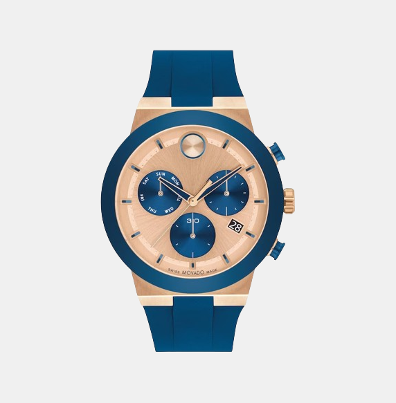 Movado Round Rose Gold Chronograph watch