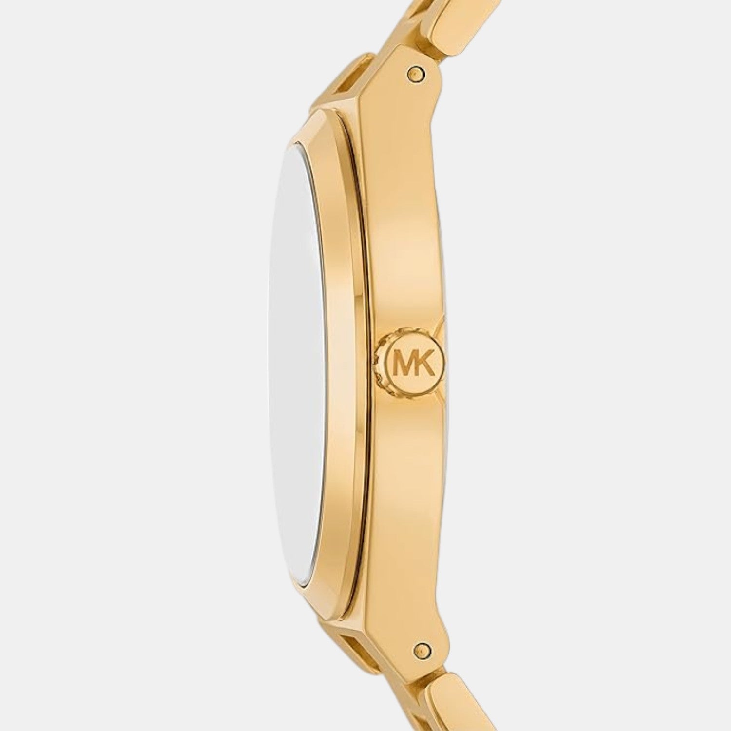 Lennox Women Quartz White Dial Analog Stainless Steel Watch MK7391