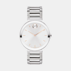 Movado Round Silver Analog watch