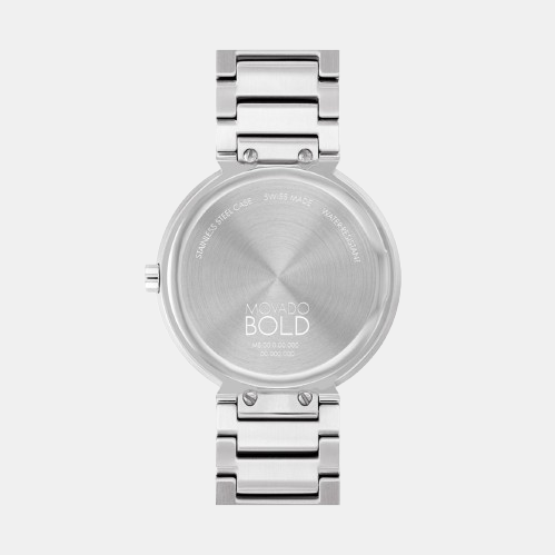 Movado Women Round Silver watch