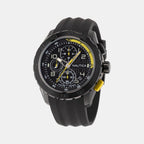 Nst Men Quartz Black Dial Analog Silicone Watch NAPNSS302