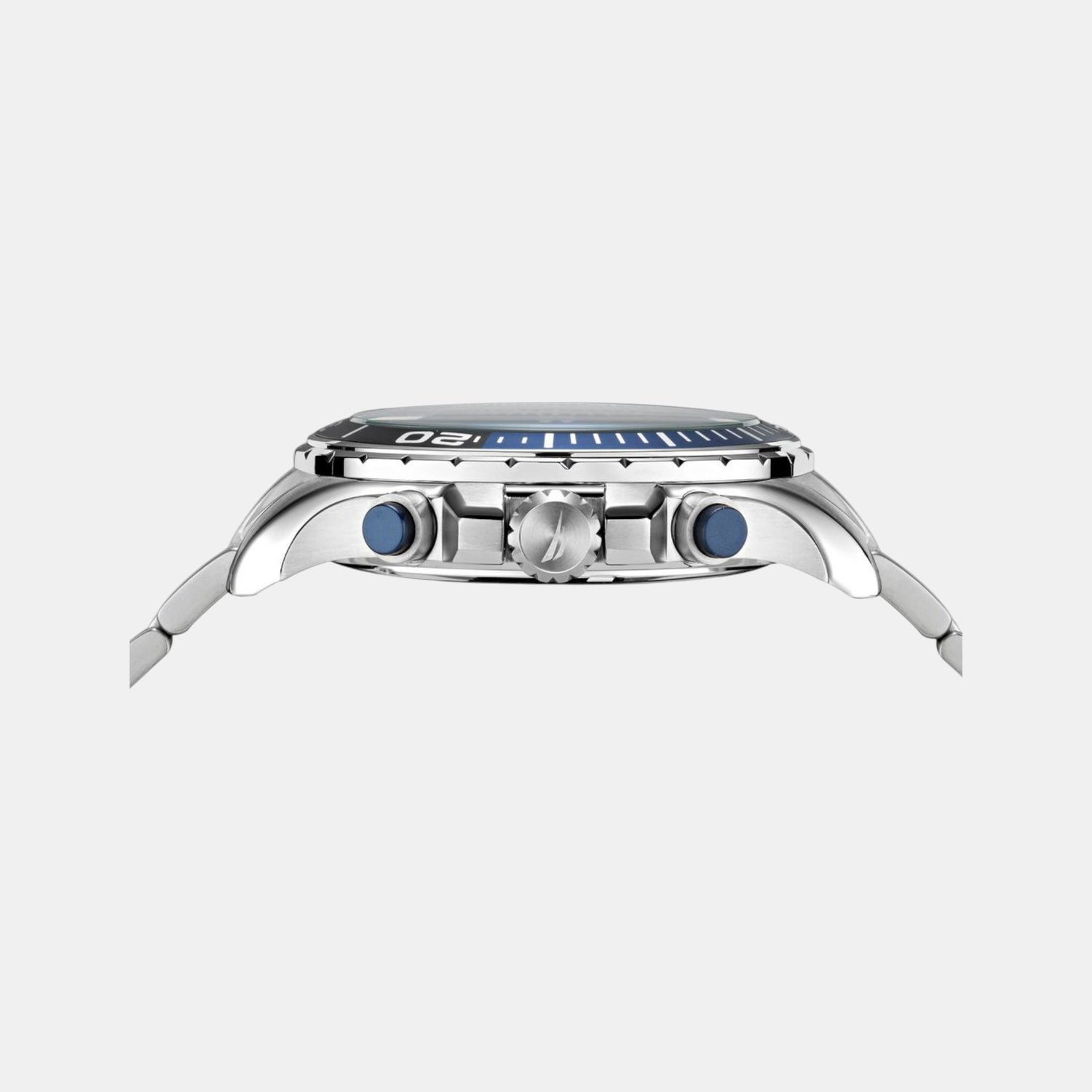 Nst Men Quartz Black Dial Analog Stainless Steel Watch NAPNSTF14