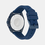 Tin Can Bay Men Quartz Blue Dial Analog Silicone Watch NAPTCS303