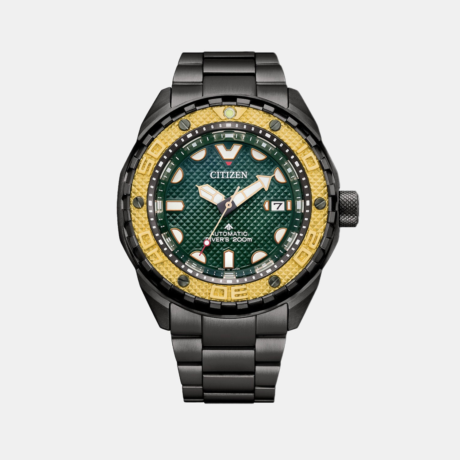 Promaster Marine - Mechanical Diver 200m Men Automatic Green Dial Analog Stainless Steel NB6008-82X