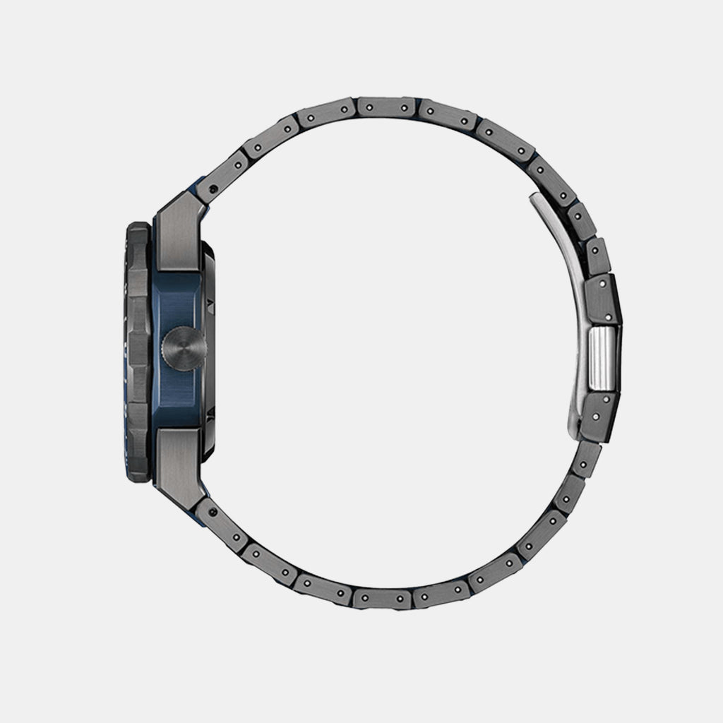 Men Automatic Blue Dial Analog Stainless Steel Watch NB6036-52N