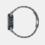 Men Automatic Blue Dial Analog Stainless Steel Watch NB6036-52N