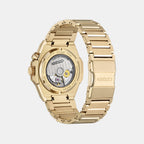 Series 8 Men Automatic Gold Dial Chronograph Stainless Steel Watch NB6062-52P