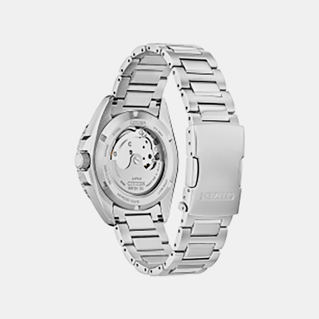 Men Automatic Blue Dial Analog Stainless Steel Watch NH7530-52M
