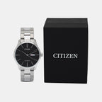 Men Automatic Black Dial Analog Stainless Steel Watch NH8350-83E