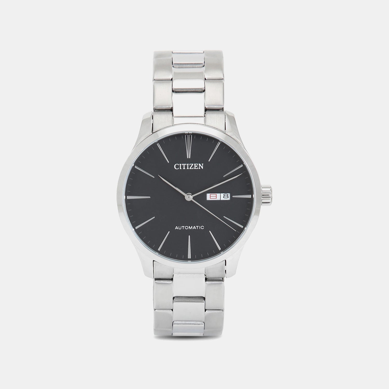 Men Automatic Black Dial Analog Stainless Steel Watch NH8350-83E