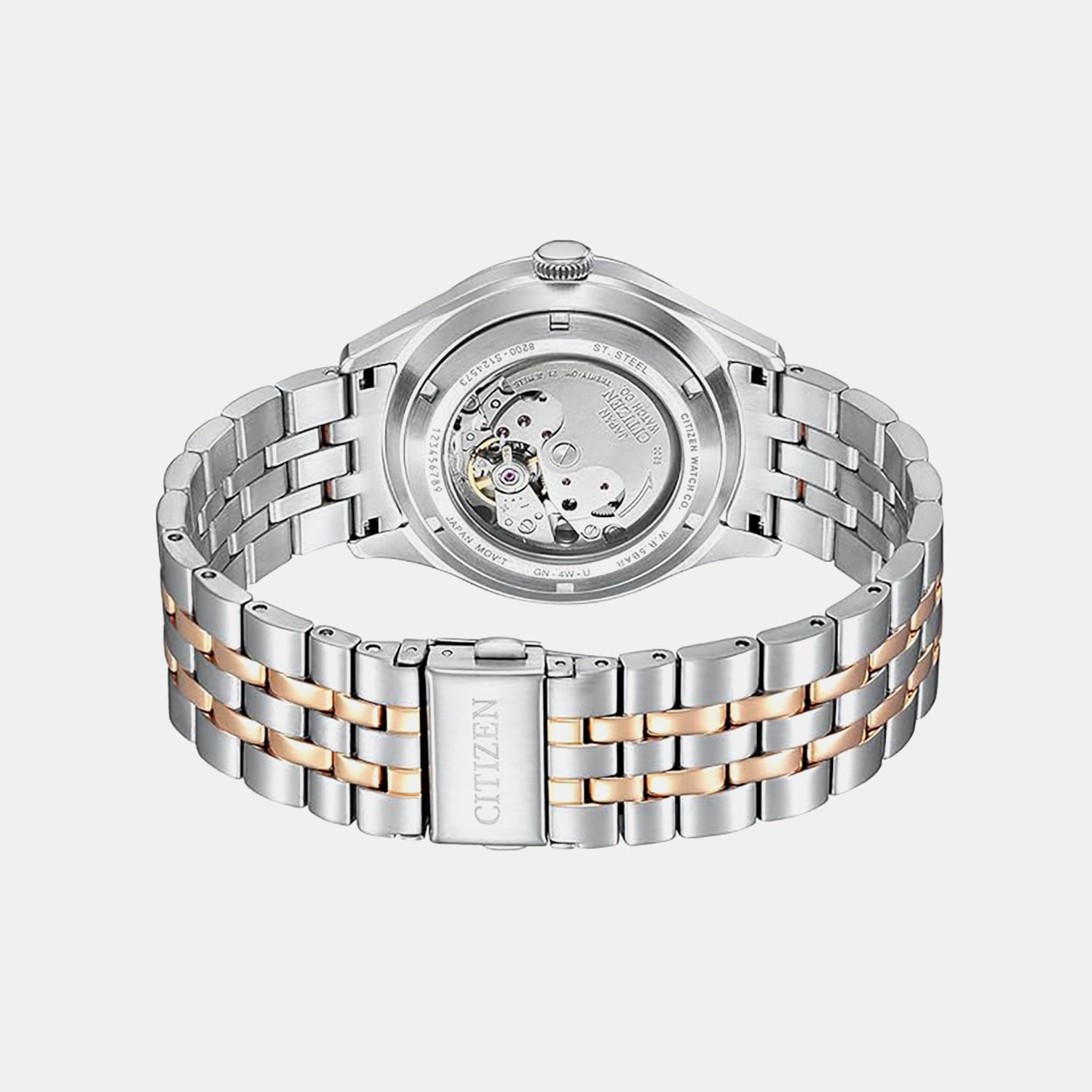 Men Automatic Black Dial Analog Stainless Steel Watch NH8394-70H