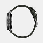 Men Automatic Black Dial Analog Leather Watch NH8395-00E