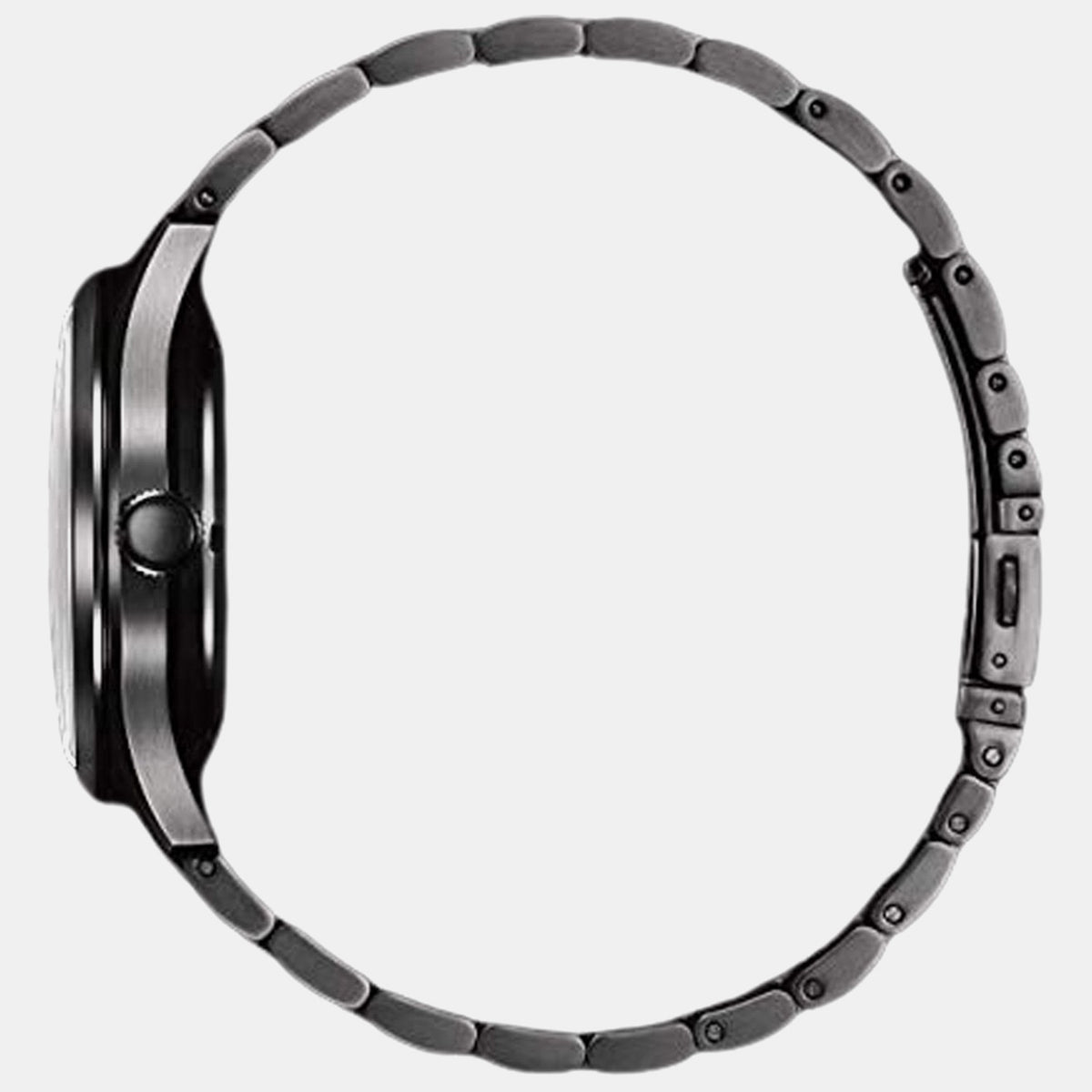 Mechanical Men Automatic Black Dial Analog Stainless Steel Watch NH8395-77E