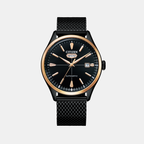 Men Automatic Black Dial Analog Stainless Steel Watch NH8396-82E