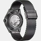 Men Automatic Black Dial Analog Stainless Steel Watch NH8397-80H