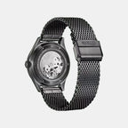Men Automatic Black Dial Analog Stainless Steel Watch NH8397-80H