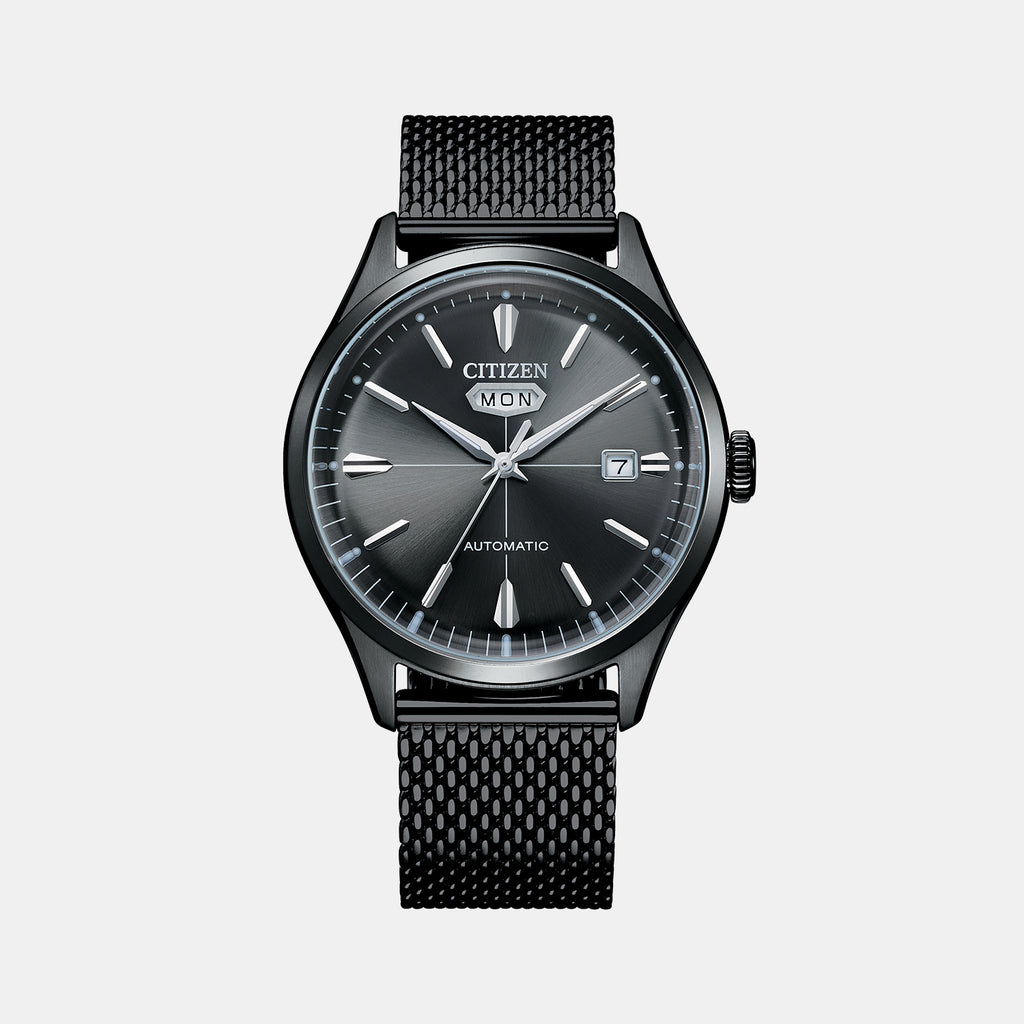 Men Automatic Grey Dial Analog Stainless Steel Watch NH8397-80H