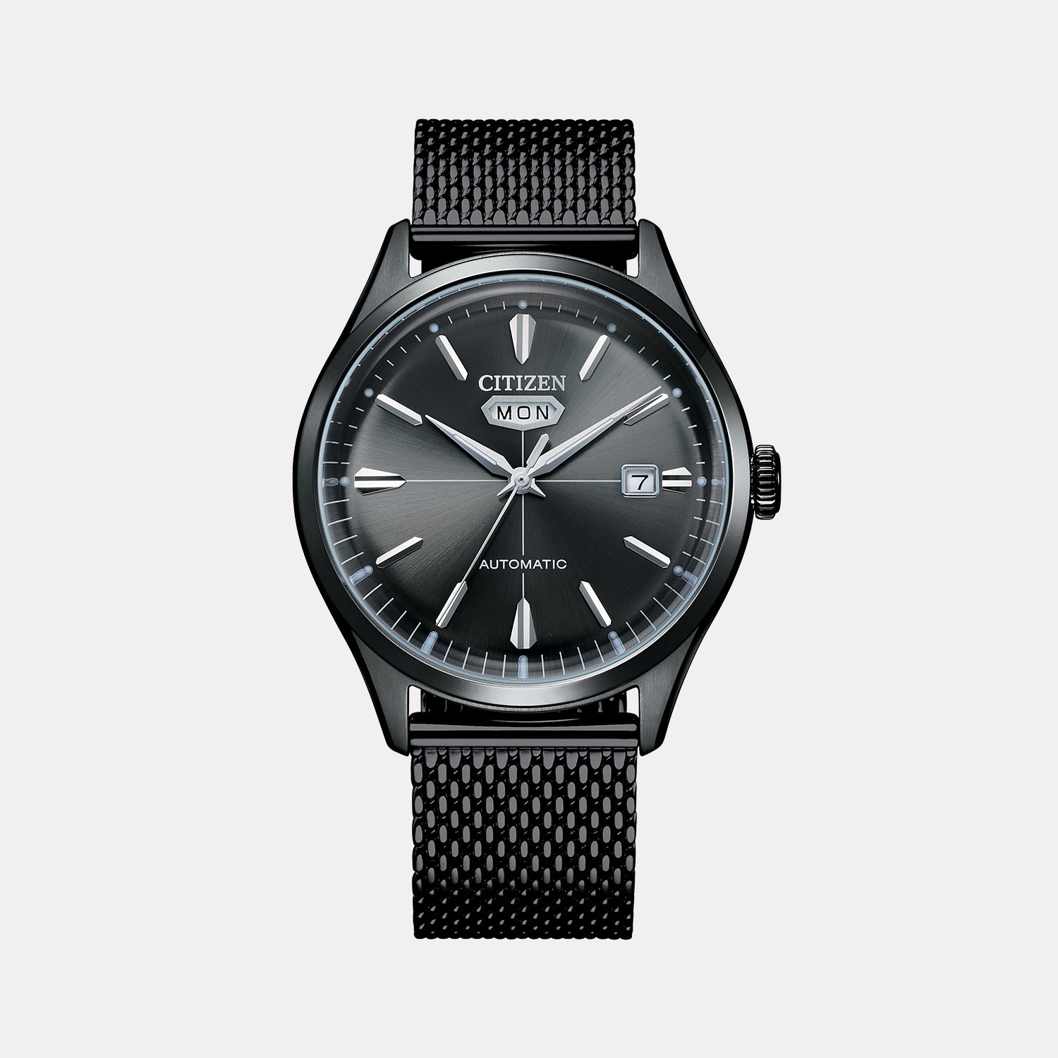 Men Automatic Grey Dial Analog Stainless Steel Watch NH8397-80H