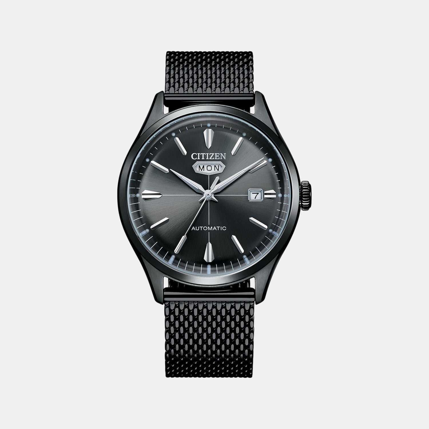 Men Automatic Grey Dial Analog Stainless Steel Watch NH8397-80H