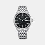 Men Automatic Black Dial Analog Stainless Steel Watch NH8410-59E