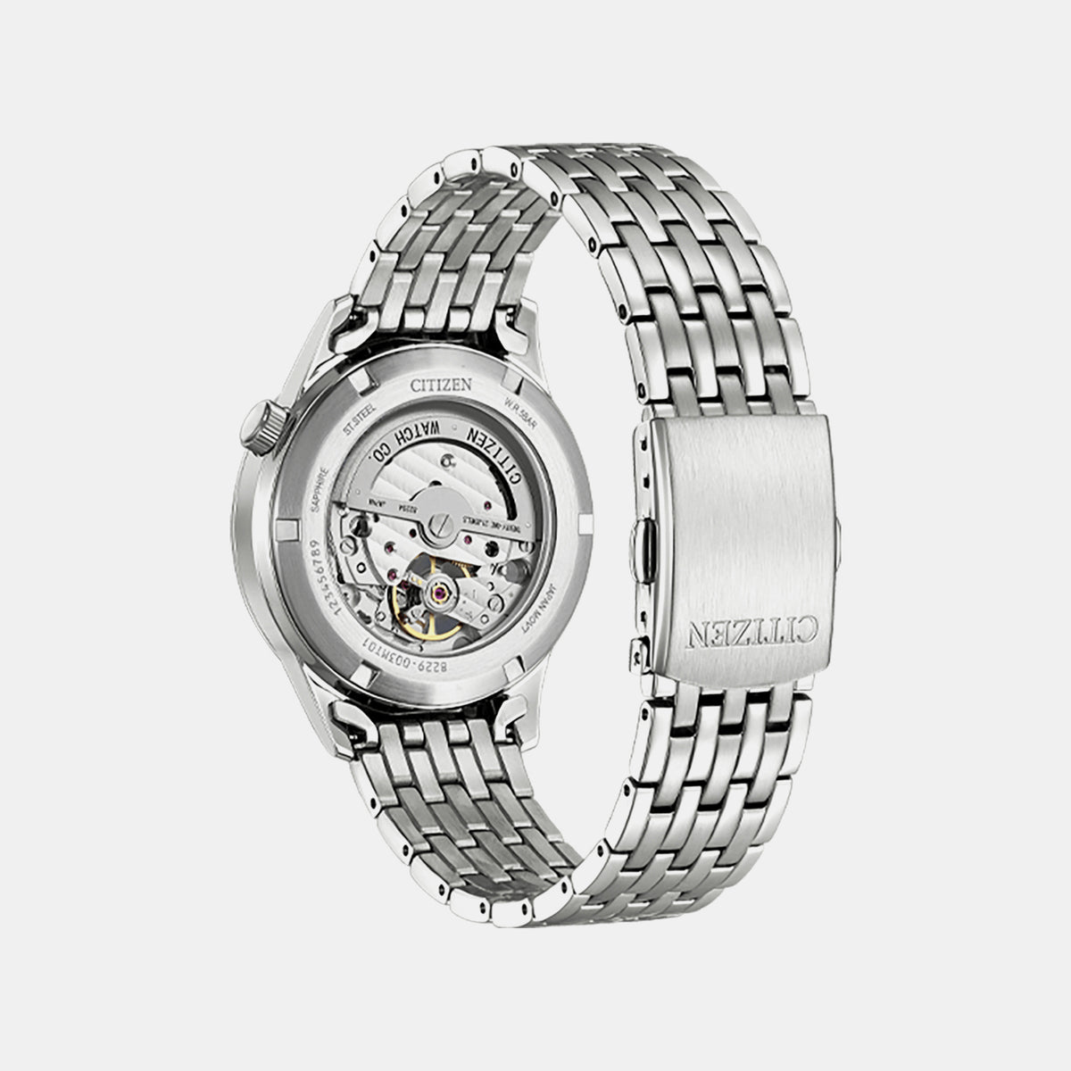 Mechanical Men Automatic Blue Dial Analog Stainless Steel Watch NH9130-84L