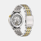 Mechanical Open Heart Men Automatic Green Dial Analog Stainless Steel Watch NH9134-83X