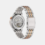 Men Mechanical Brown Dial Analog Stainless Steel Watch NH9139-80X