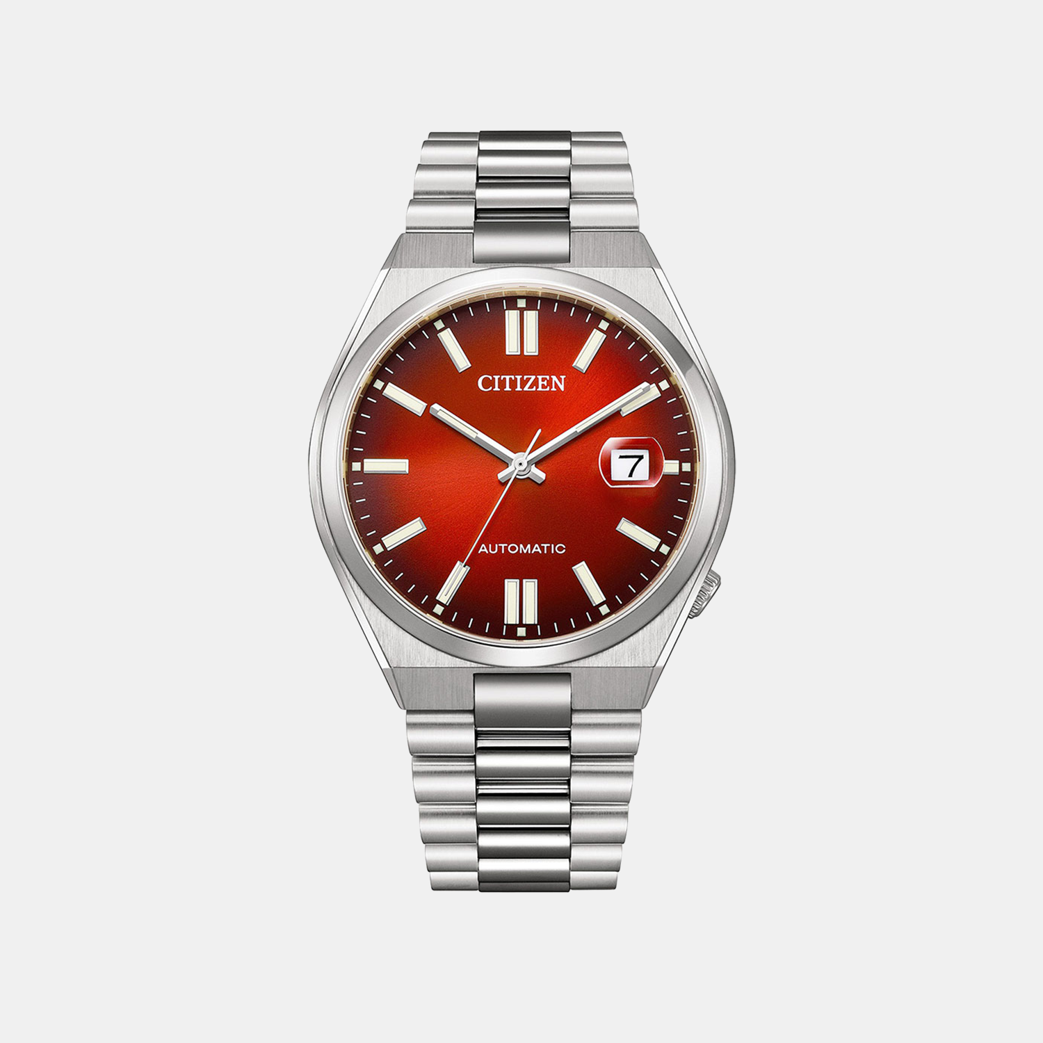 Citizen Round Red Analog watch
