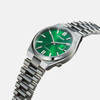 Tsuyosa Men Automatic Green Dial Analog Stainless Steel Watch NJ0150-81X