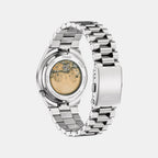 Tsuyosa Men Automatic Yellow Dial Analog Stainless Steel Watch NJ0150-81Z