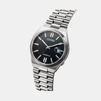 Tsuyosa Men Automatic Black Dial Analog Stainless Steel Watch NJ0151-53E