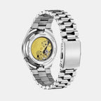 Tsuyosa Men Automatic Black Dial Analog Stainless Steel Watch NJ0151-53E