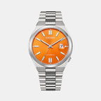 Citizen Round Orange Analog watch