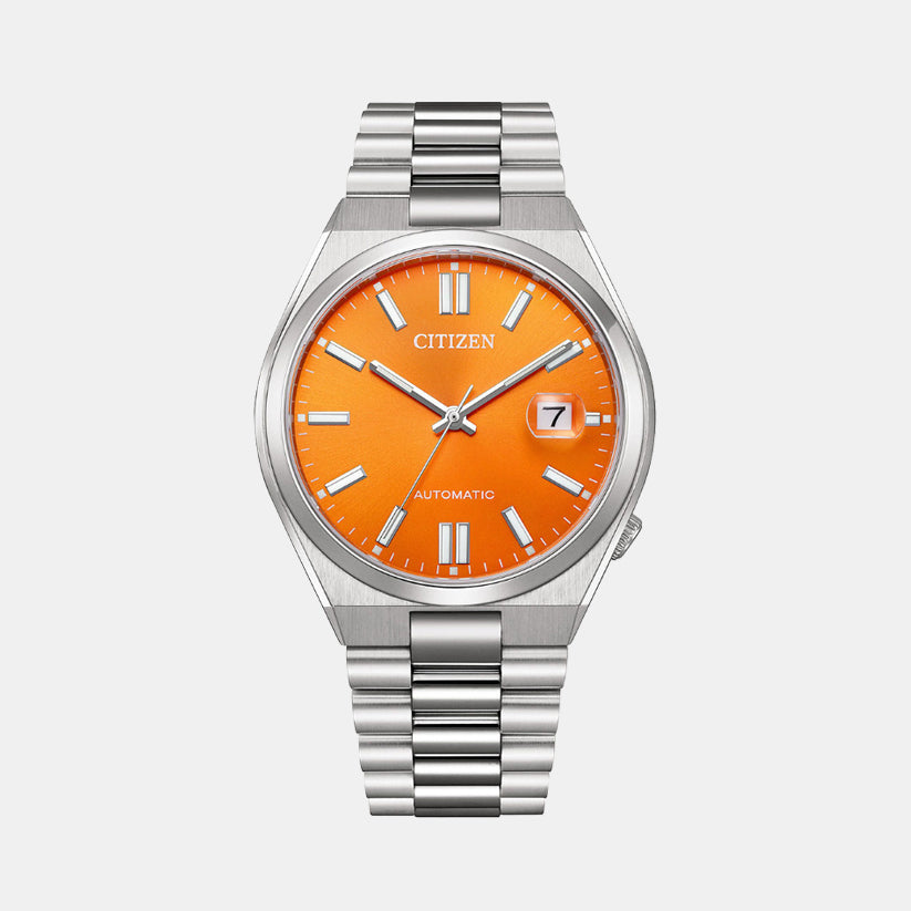 Citizen Round Orange Analog watch