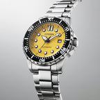 Mechanical Men Automatic Yellow Dial Analog Stainless Steel Watch NJ0170-83Z