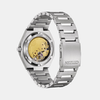 Citizen Men Round Orange watch