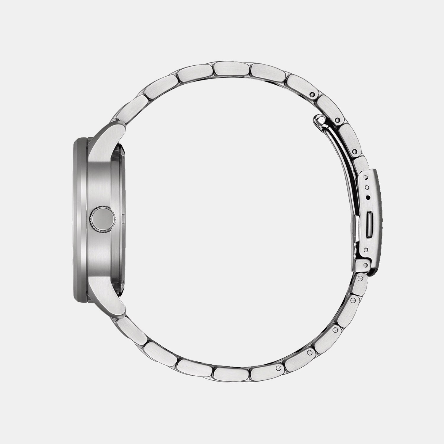 Men Automatic Light Blue Dial Analog Stainless Steel Watch NJ0191-83L