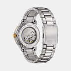 Men Automatic Green Dial Analog Stainless Steel Watch NJ0196-80X