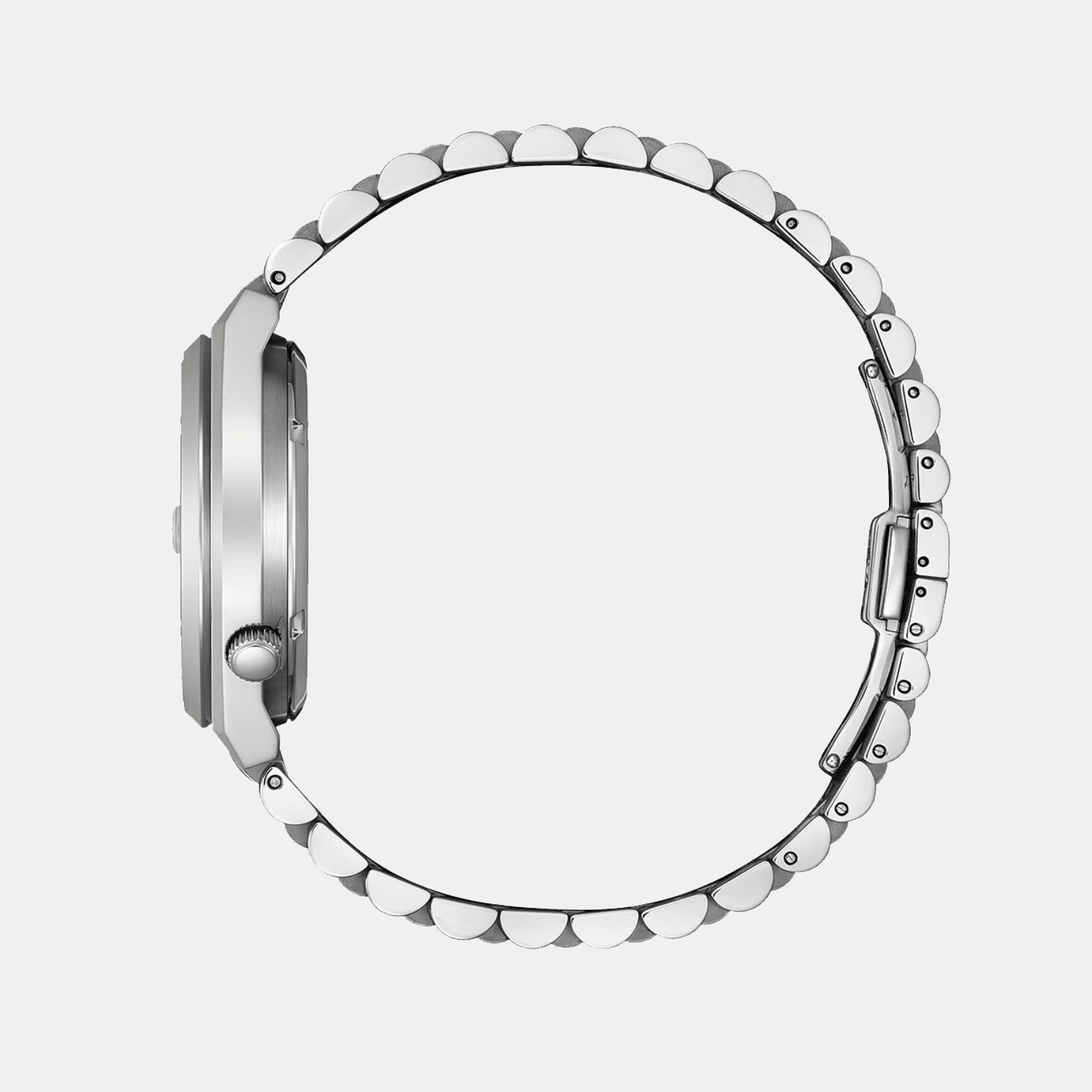 Tsuyosa 60 Men Automatic Black Dial Analog Stainless Steel Watch NK0020-55E