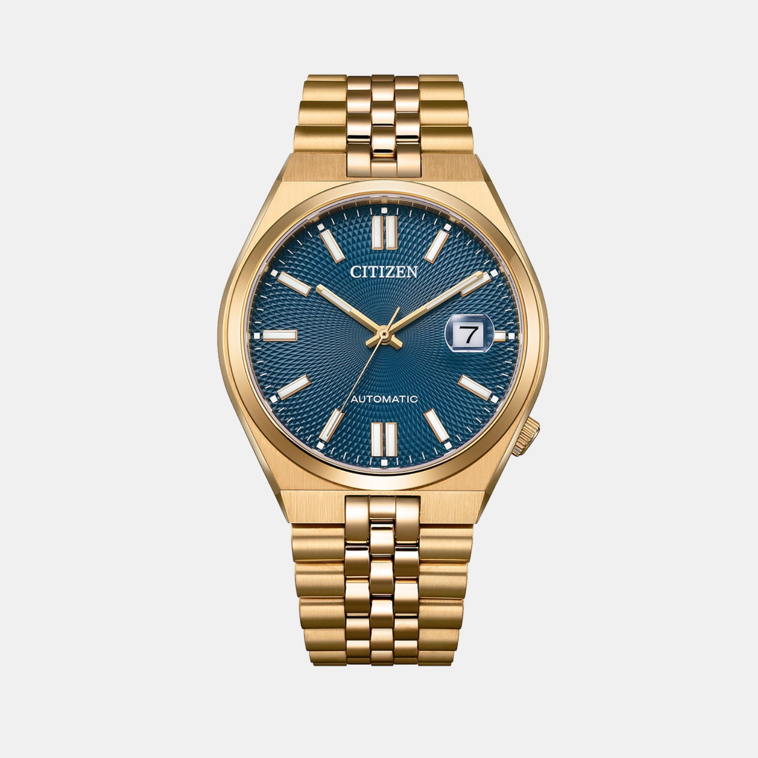 Citizen Tsuyosa 60 Men Automatic Blue Dial Analog Stainless Steel Watch  NK0023-57L