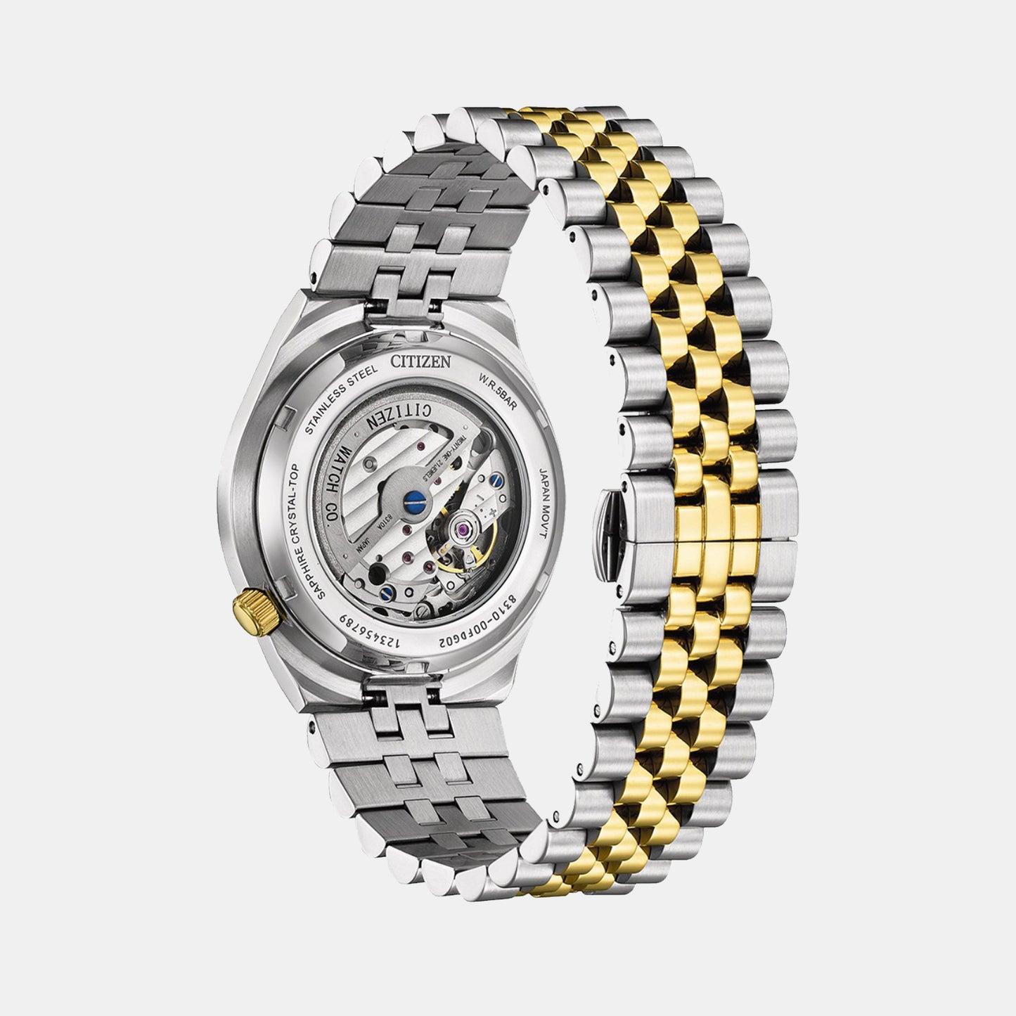 Tsuyosa 60 Men Automatic Green Dial Analog Stainless Steel Watch NK0024-54X