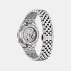 Mechanical Men Automatic Black Dial Analog Stainless Steel Watch NK0030-51E