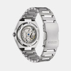 Zenshin Men Automatic Blue Dial Analog Titanium Watch NK5020-58L