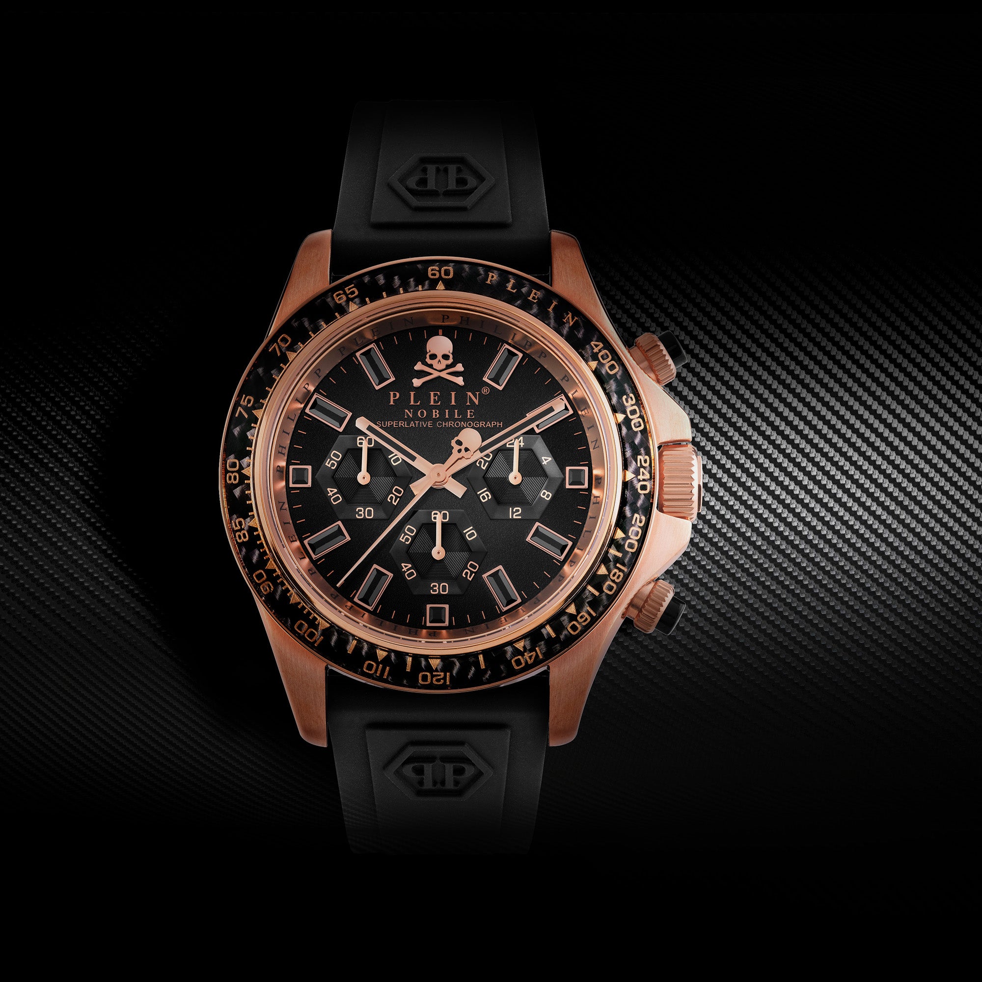 Philipp Plein Silicone Black watch