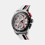 Apex Racing Men Quartz White Dial Chronograph Silicone Watch NT42CHSP.01-1.12