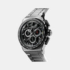Apex Pulse Men Quartz Black Dial Chronograph Stainless Steel Watch NT42CHSP.02-1.12