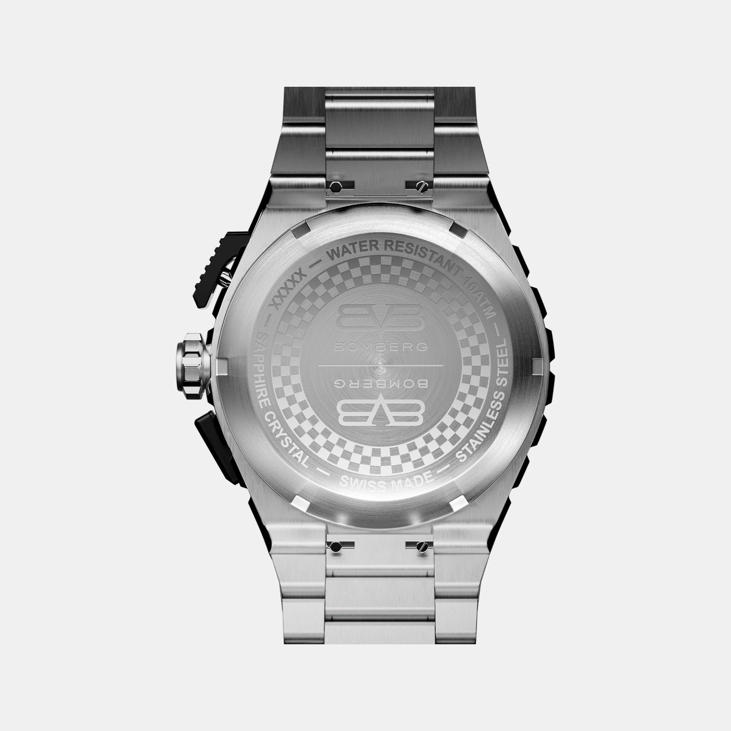 Apex Pulse Men Quartz Grey Dial Chronograph Stainless Steel Watch NT42CHSP.02-2.12